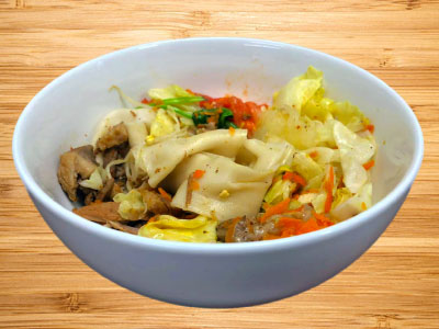 H5: Stewed Pork On Hand-Pulled Noodle- 腊汁肉拌面