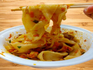 H3: MT. Qi Pork Hand-Ripped Noodles - 岐山臊子拌扯面